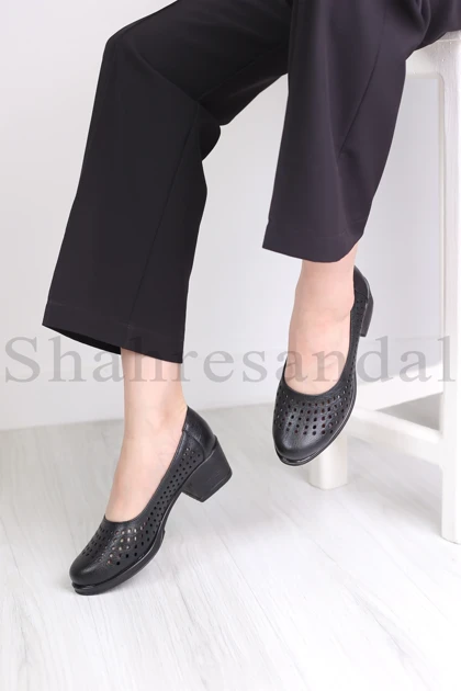 کفش پرسنلی پاشنه‌دار زنانه کد 1337