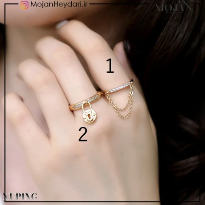 انگشتر ژوپینگ زنانه کد xpz1010