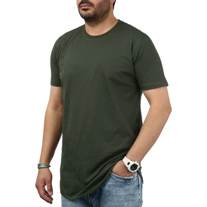 تیشرت آستین کوتاه لانگ مردانه سیزر مدل 15511453