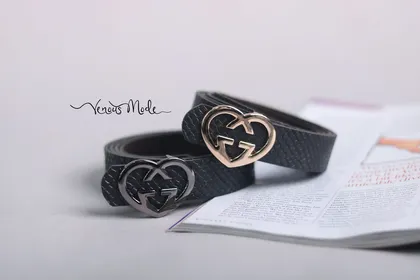 کمربند GUCCI مشکی طرحدار