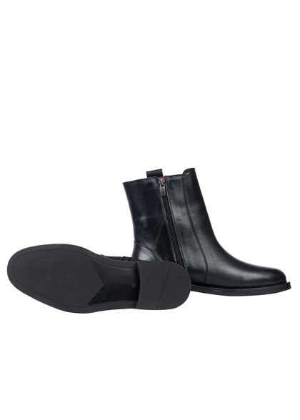 نیم بوت چرم زنانه مدل ws1085