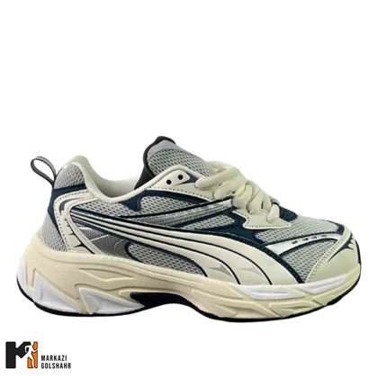 کفش ورزشی زنانه مرفیک کرم سورمه ای