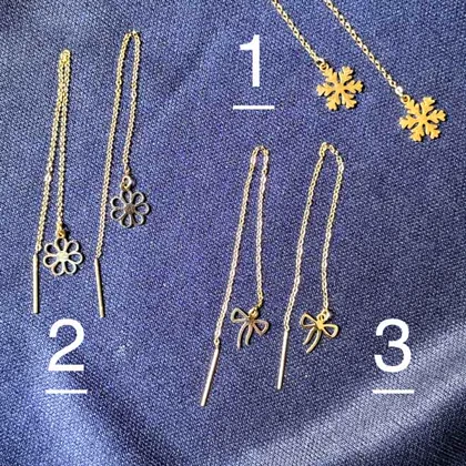 گوشواره مدل بخیه ای