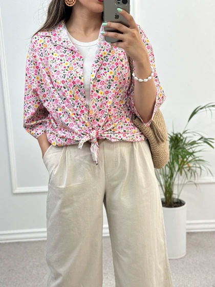 مانتو شومیزی پرگل