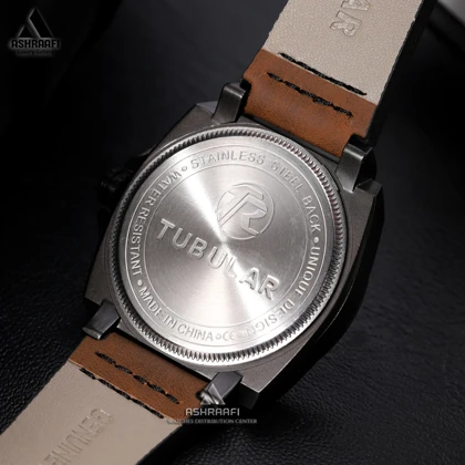 ساعت توبولار بند چرمی Tubular TB1112BK
