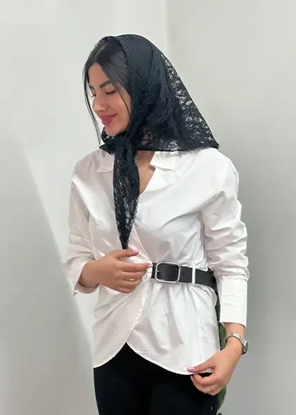 شومیز کمربندی کد 4046