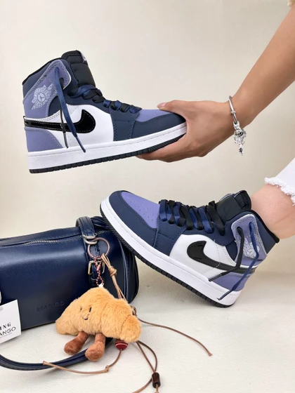 کتانی ساق‌دار زنانه ایر جردن 1 اپسین 1 NIKE AIR JORDAN کد 912