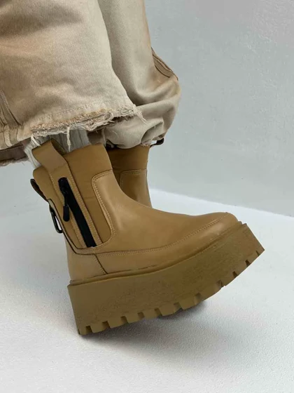 نیم بوت لژ پهن