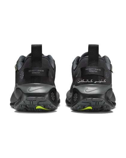 کتانی نایک ری اکت اینفینیتی ران گورتکس مشکی طوسی Nike React Infinity Run 4 GORE_TEX