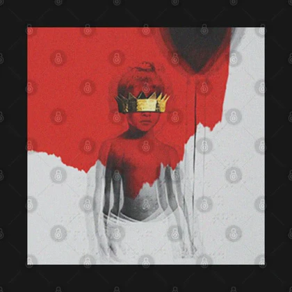 تیشرت ریانا | Rihanna anti retro کد 249022