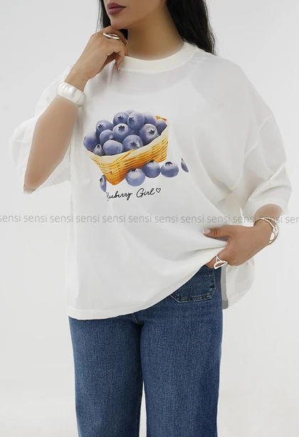 تیشرت باکسی پینترستی کد1006339