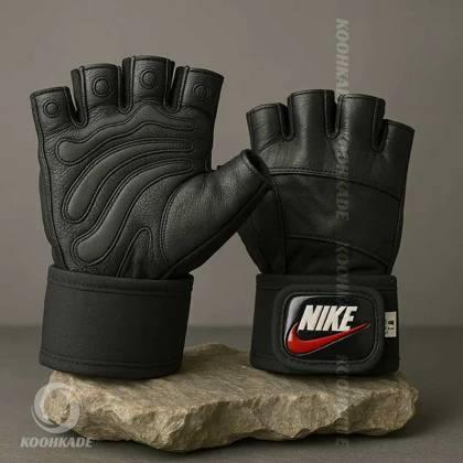 دستکش بدنسازی چرم NIKE