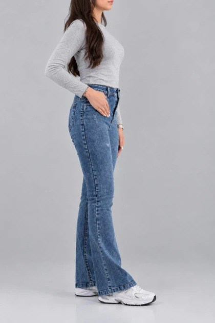 شلوار زنانه دمپا جین کد 5116
