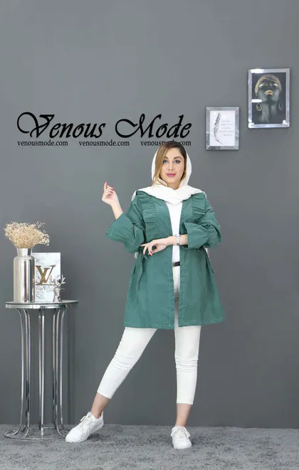 مانتو میکرو یقه چین