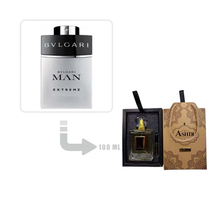 عطر ادکلن بولگاری من اکستریم مردانه 100 میل اشدی Bvlgari Man Extreme for Men Ashdi 100ml