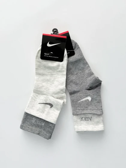 جوراب نیم ساق زنانه نخ پنبه دوکش نایک Nike