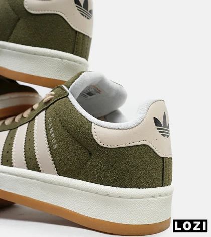 کفش کتانی زنانه و مردانه سبز کرم ADIDAS Campus