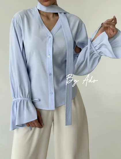 شومیز پشت گره 0477