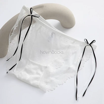 شورت توری خال‌خالی ( مناسب برای سایز 38 الی 42)