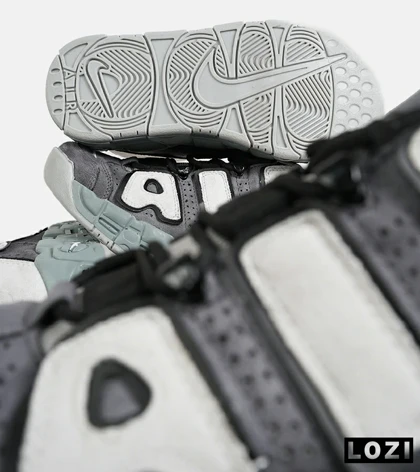 کفش کتانی مردانه و زنانه طوسی سفید NIKE Air More Uptempo '96