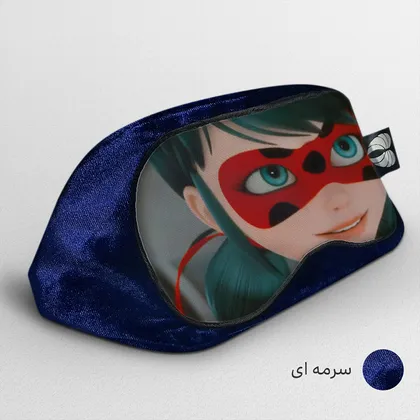 چشم بند بچگانه کاوا ماسک مدل دختر کفشدوزکی کد25