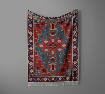 شال مبل ریش دار classic 277