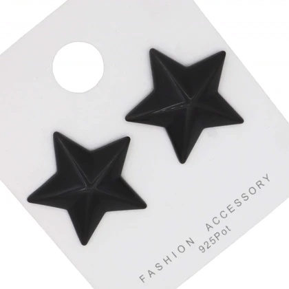 گوشواره دخترانه فانتزی مدل ستاره رنگی