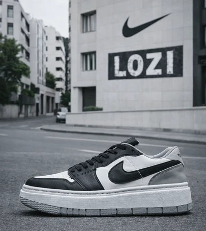 کفش مردانه و زنانه سفید مشکی NIKE AIR FORCE مدل 8325