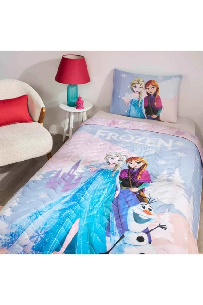 روتختی یک نفره Taç مدل Disney Frozen Winter پنبه پلی‌استر - چندرنگ