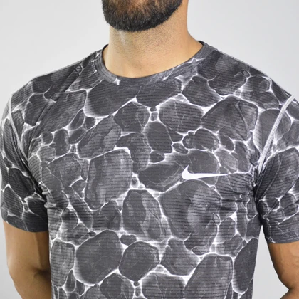 تیشرت ورزشی مردانه نایک مدل GMS-3G1302 طوسی