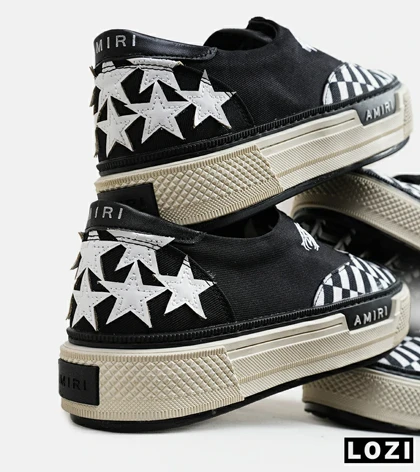 کفش اسنیکرزمشکی Amiri Stars Checkered مدل 5997
