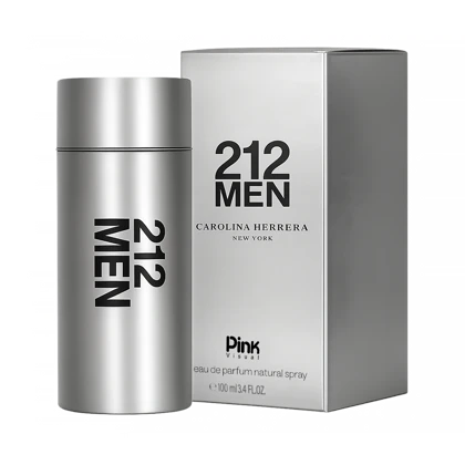 ادوپرفیوم مردانه پینک ویژوآل Pink مدل من 212 Vip Men حجم 100 میلی لیتر طرح مارک