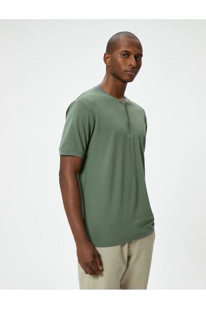 تیشرت یقه پولو مردانه اورجینال کوتون koton