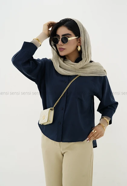 شومیز زنانه لینن مارینا کد1006235