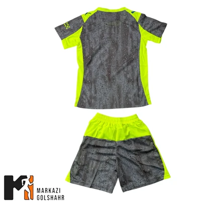 کیت فوتبالی بچه گانه منچستر سیتی طوسی کد 2018026