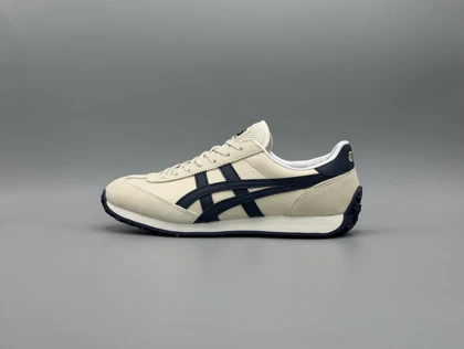کتانی اسیکس اونیتسوکا تایگر ای دی آر 78 کرم سرمه ای / Asics Onitsuka Tiger EDR78