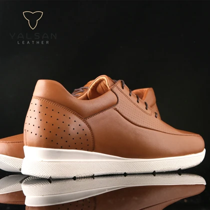 کفش روزمره زنانه چرم یلسان مدل نیها کد 629-GN