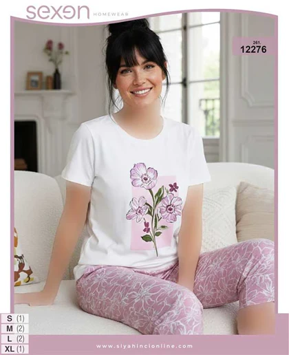 تیشرت و شلوارک سایز نرمال sexen کد 12276