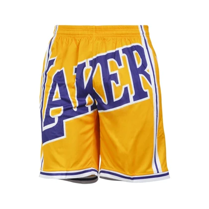 شلوارک ورزشی مردانه لیکرز مدل 2335 زرد