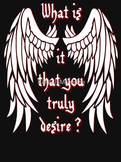تیشرت کلاسیک لوسیفر | تیشرت CLASSIC Lucifer طرح What is it that you truly desire کد 111390