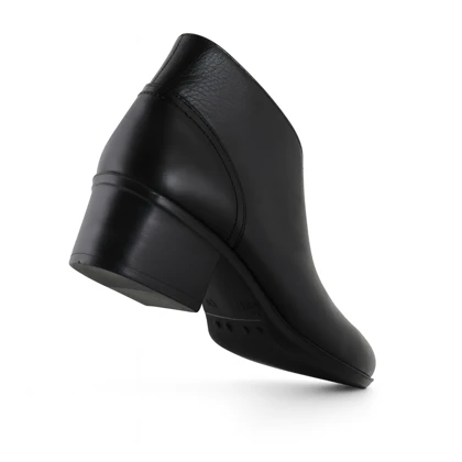 نیم بوت زنانه چرم یلسان مدل ویکات کد 689-GN