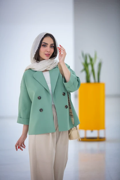 مانتو مازراتی استین پاکتی