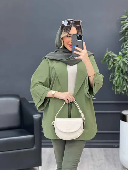 مانتو لینن پشت دو پاگن