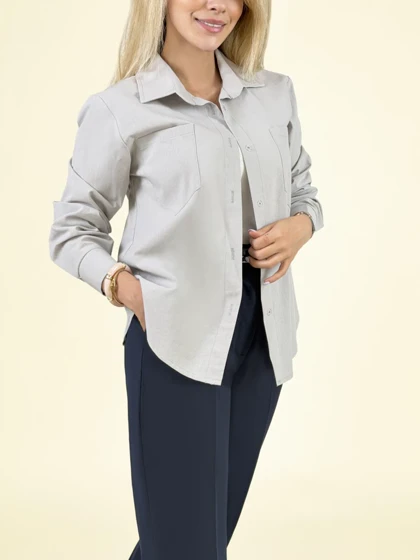 شومیز لینن زنانه کد ELVA