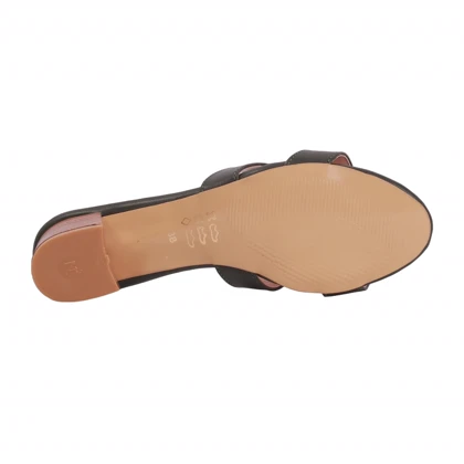 صندل پاشنه چوبی مدل هرمس_سبز کد 1977