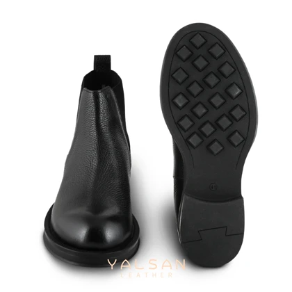 نیم بوت مردانه چرم یلسان مدل وکتور کد 584-MC