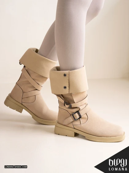 بوت بلند دکمه‌ای لومانا - کد 2664