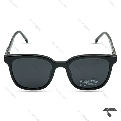 عینک آفتابی جنتل مانستر RE2587-1 پلاریزه مشکی GentleMonster-10150-U