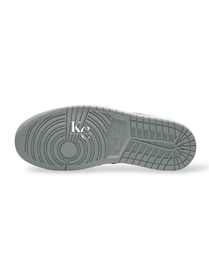 کتانی ویتنامی نایک ایر جردن وان لو طوسی قرمز nike air jordan 1 Low Light Smoke grey GYM red