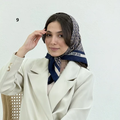 مینی اسکارف زنانه ساتن دیور | آی بولک